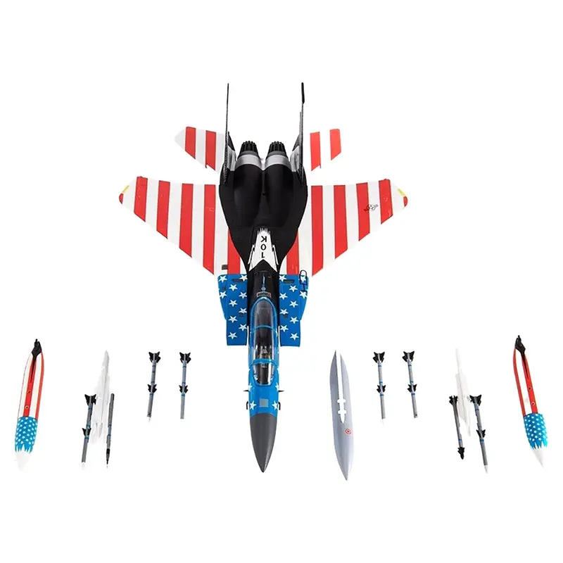 McDonnell Douglas F-15C Eagle Fighter Aircraft "144th Fighter Wing 75th Anniversary Fresno Air National Guard Base California" (2022) United States Air National Guard 1/72 Diecast Model by JC Wings
