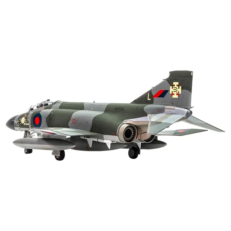 McDonnell Douglas F-4 Phantom FG.1 Fighter Aircraft "XV592/L RAF 111 Squadron Leuchars Fife Scotland" (1970s) "The Aviation Archive" Series 1/48 Diecast Model by Corgi