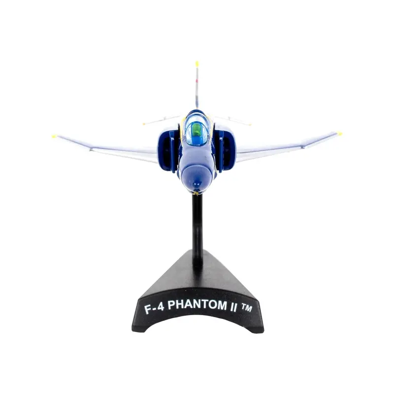 McDonnell Douglas F-4B Phantom II Fighter Aircraft "Blue Angels" United States Navy 1/155 Diecast Model Airplane by Postage Stamp