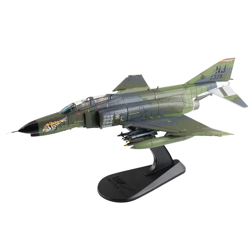 McDonnell Douglas F-4E Phantom II Fighter-Bomber Aircraft "108th Tactical Fighter Wing New Jersey" (1988) United States Air Force "Air Power Series" 1/72 Diecast Model by Hobby Master