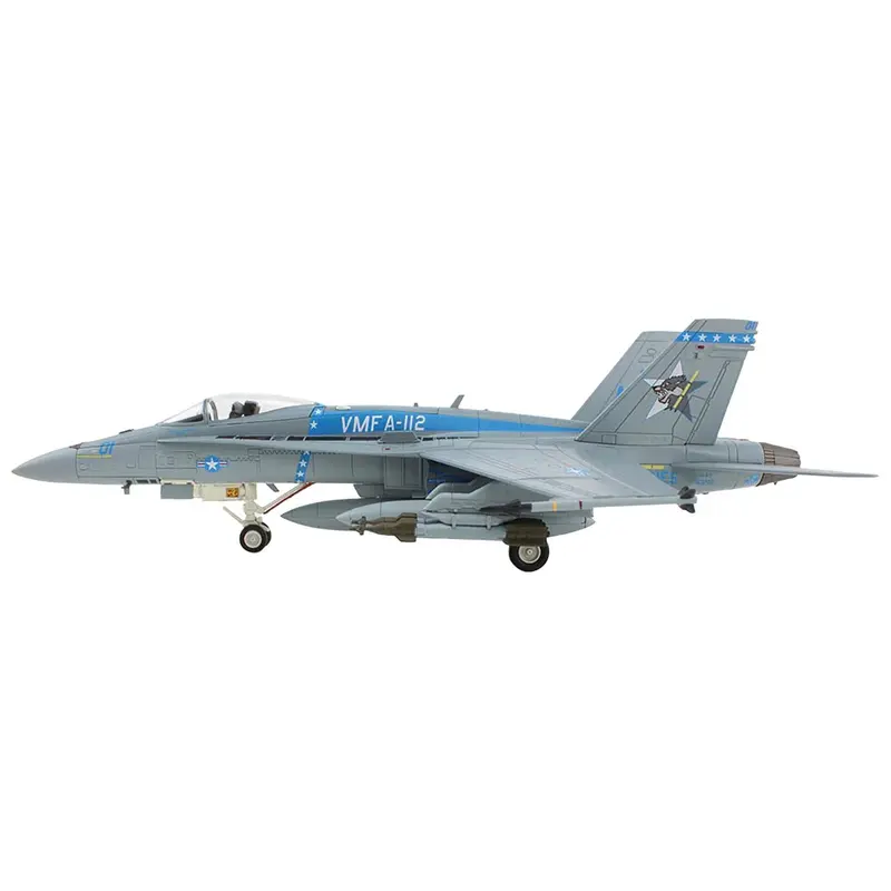 McDonnell Douglas F/A-18C Hornet Aircraft "VMFA-112 Cowboys" (2020) United States Marines "Air Power Series" 1/72 Diecast Model by Hobby Master