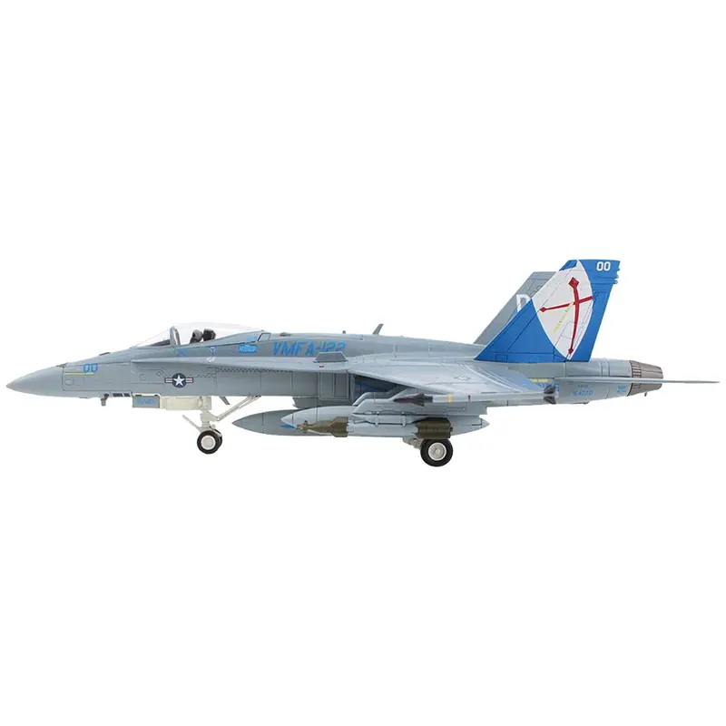 McDonnell Douglas F/A-18D Hornet Aircraft "VMFA-122 Crusaders Iwakuni AB" (2016) United States Marines "Air Power Series" 1/72 Diecast Model by Hobby Master