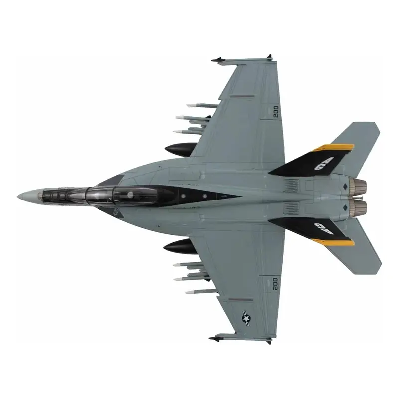McDonnell Douglas F/A-18F Super Hornet Aircraft "VFA-103 Jolly Rogers USS George H. W. Bush" (2023) United States Navy "Air Power Series" 1/72 Diecast Model by Hobby Master