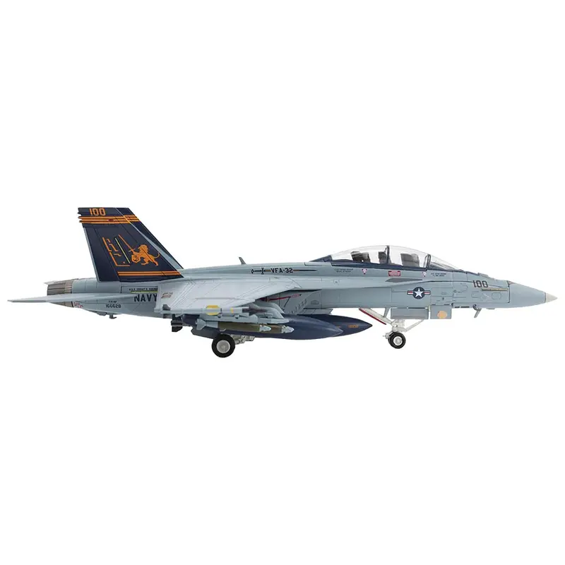 McDonnell Douglas F/A-18F Super Hornet Aircraft "VFA-32 Fighting Swordsmen EAA AirVenture Oshkosh" (2023) United States Navy "Air Power Series" 1/72 Diecast Model by Hobby Master