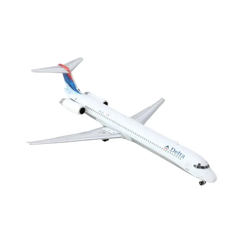 McDonnell Douglas MD-88 Commercial Aircraft "Delta Air Lines" (N941DL) White with Red and Blue Tail 1/400 Diecast Model Airplane by GeminiJets