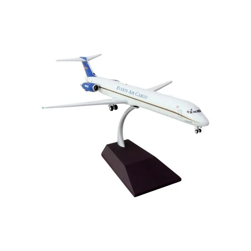 McDonnell Douglas MD-88 Commercial Aircraft "Everts Air Cargo" (N965CE) White with Blue Tail "Gemini 200" Series 1/200 Diecast Model Airplane by GeminiJets