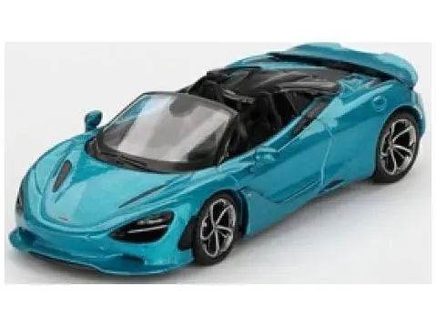 McLaren 750S Spider Belize Blue (LHD) (Blister Packaging) 1