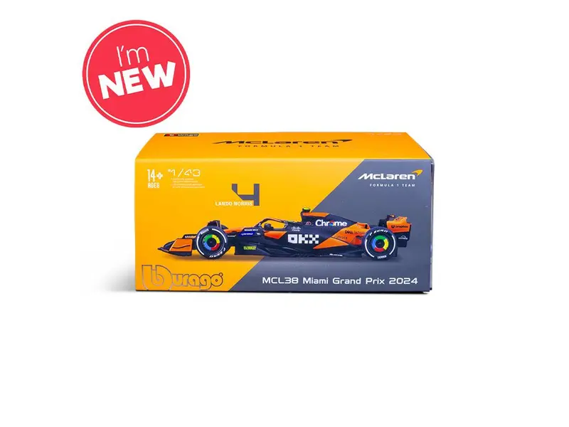 McLaren F1 Team MCL38 #4 F1 Miami GP 2024 Lando Norris 1