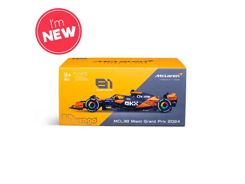 McLaren F1 Team MCL38 #81 F1 Miami GP 2024 Oscar Piastri 1