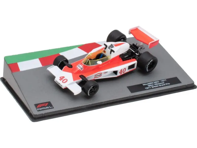 McLaren M23 #40 F1 British GP 1977 Villeneuve 1