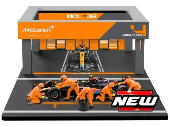 McLaren MCL 38 #81 Oscar Piastri F1 2024 Pit Pass Set 1