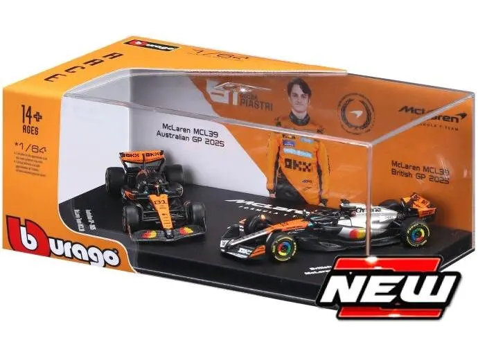 McLaren MCL39 2 Pack Premium #81 F1 2025 Oscar Piastri 1