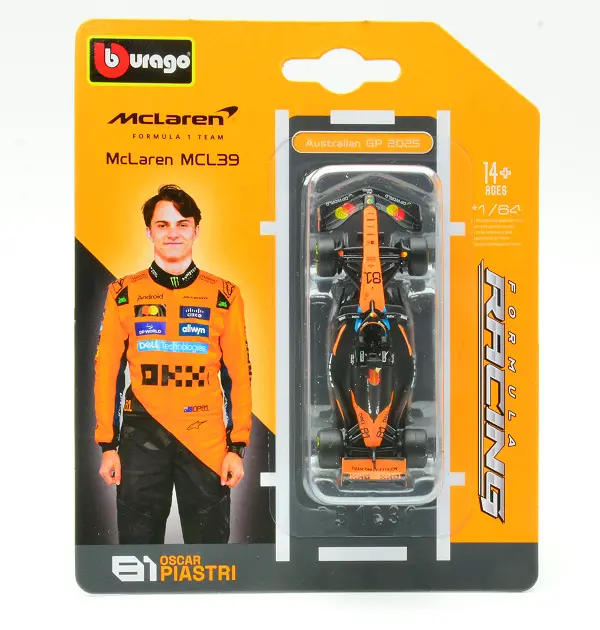MCLAREN MCL39 N.81 2025 OSCAR PIASTRI BLISTER 1