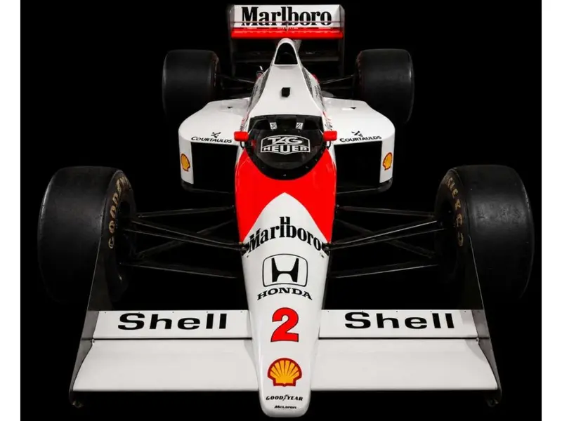 McLaren MP4/5 #2 Winner F1 Italian GP 1989 Alain Prost w/Driver 1
