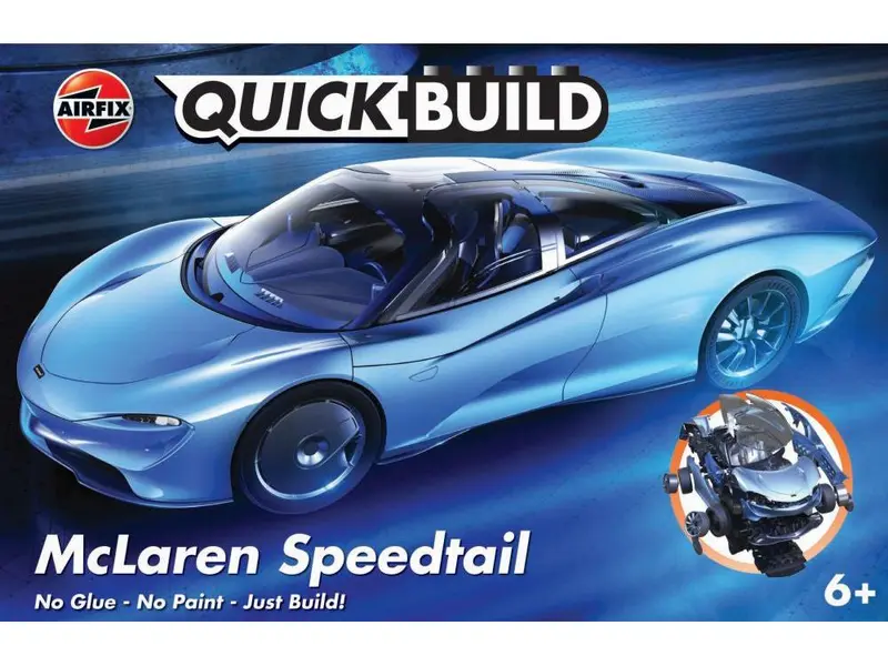 McLaren Speedtail Airfix QUICKBUILD Plastic Kit