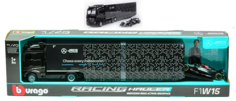 MERCEDES ACTROS GIGASPACE W/F1 W15 N.63 G.RUSSELL 1