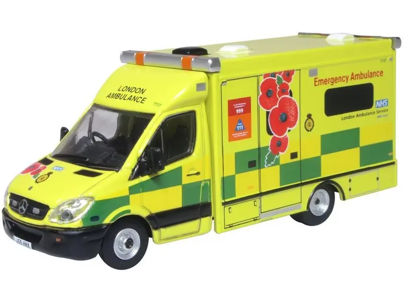 Mercedes Ambulance London Ambulance Service Remembrance Day 1