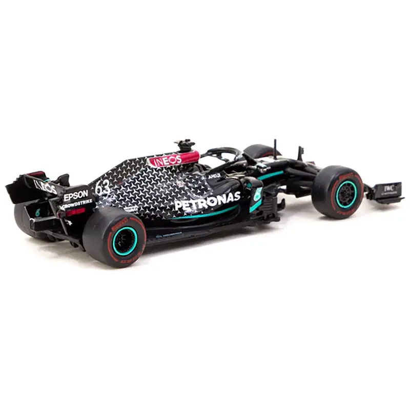 Mercedes-AMG F1 W11 EQ Performance #63 George Russell Formula One F1 "Sakhir GP" (2020) "Global64" Series 1/64 Diecast Model Car by Tarmac Works