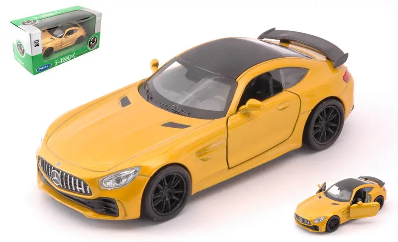 MERCEDES AMG GT-R METALLIC YELLOW SCALA 1