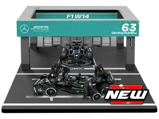 Mercedes-AMG Petronas F1 W14 E Performance #63 George Russell 2023 Pit Pass Set 1
