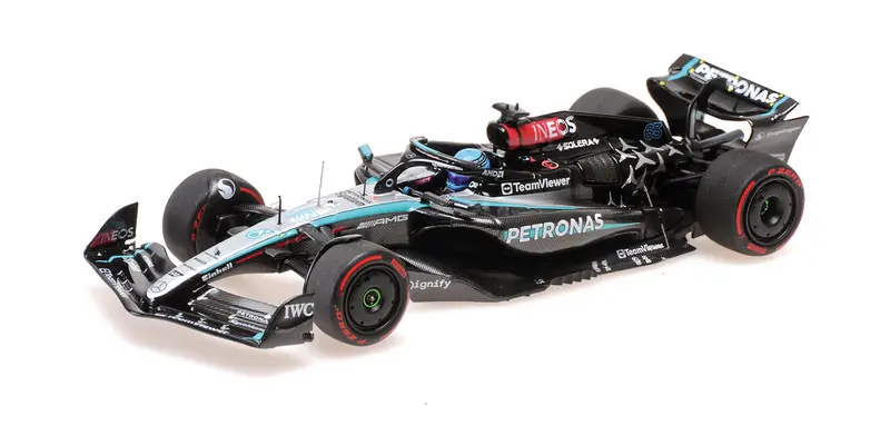 MERCEDES AMG W15 GEORGE RUSSELL BRITISH GP 2024 - 1/43 - Minichamps