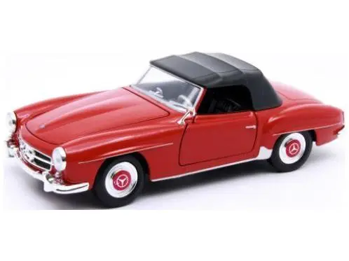 Mercedes-Benz 190 SL (W121) 1955 Closed Top Red/Black 1