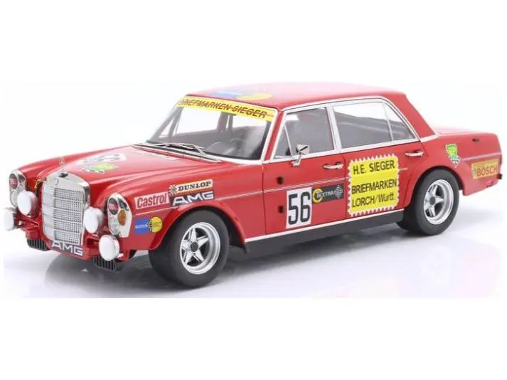Mercedes-Benz 300 SEL 6.8 AMG #56 200 Miles Nuremberg 1972 H. Heyer 1