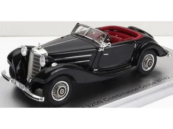 Mercedes-Benz 320W (W142) Combination Cabriolet 1938 Black 250pcs Ltd 1