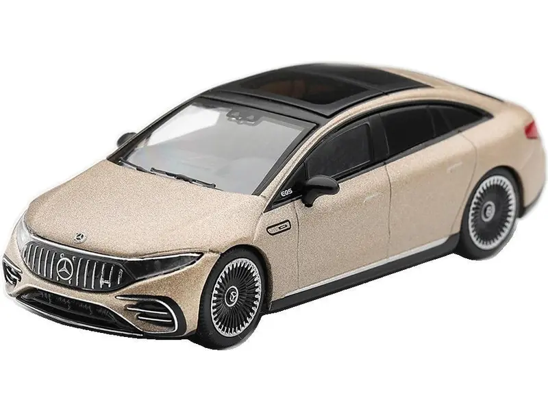 Mercedes-Benz AMG EQS 53 Gold (LHD) Blister Packaging 1