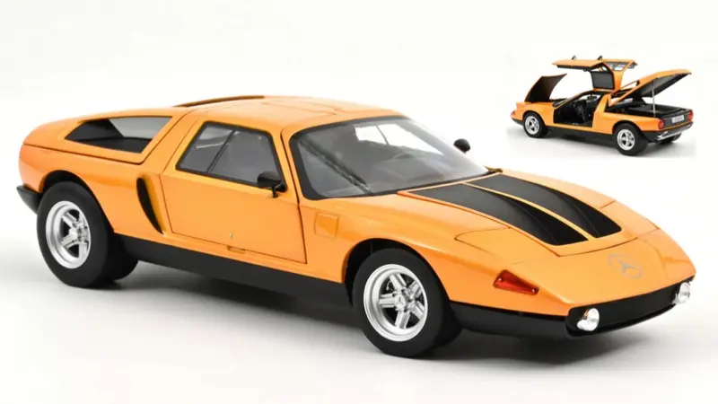MERCEDES C111/II 1970 WHITE AUTUMN METALLIC 1