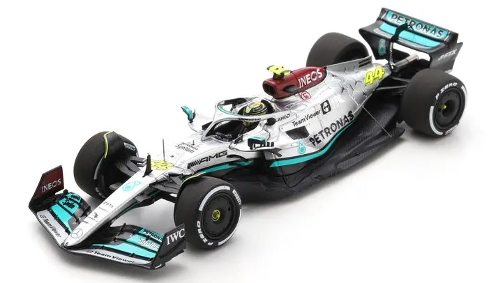 MERCEDES F1 W13 LEWIS HAMILTON 2022 N.44 2nd FRENCH GP 1