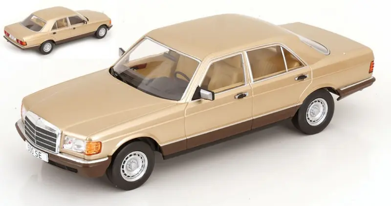 MERCEDES S-CLASS (W126) 1979 BEIGE 1