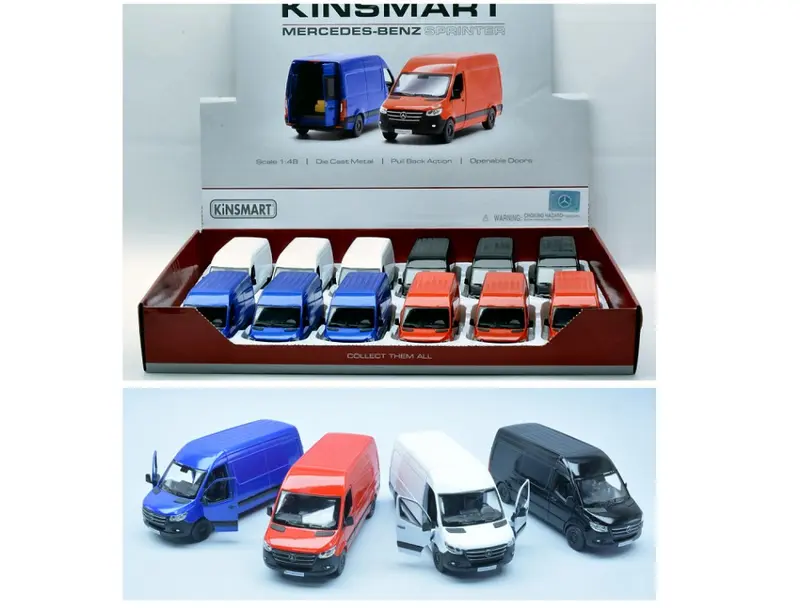 MERCEDES SPRINTER 2020 COL.ASS.cm 11 - Kinsmart - KT5426D