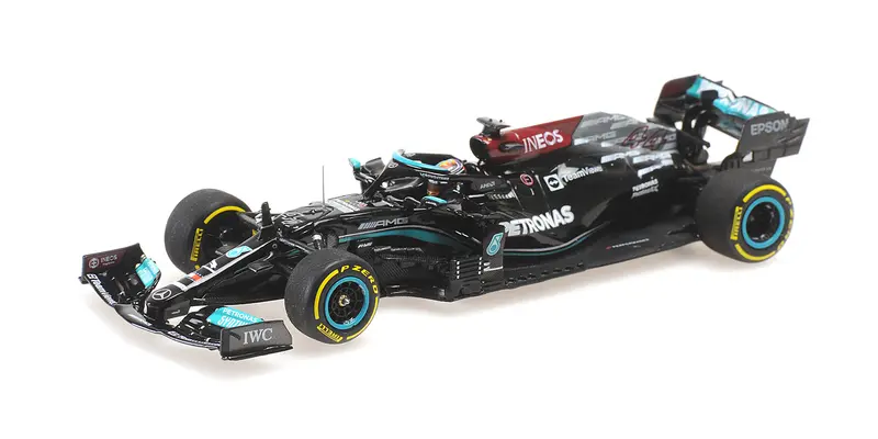 MERCEDES W12 LEWIS HAMILTON WINNER QATAR GP 2021 - 1/43 - Minichamps