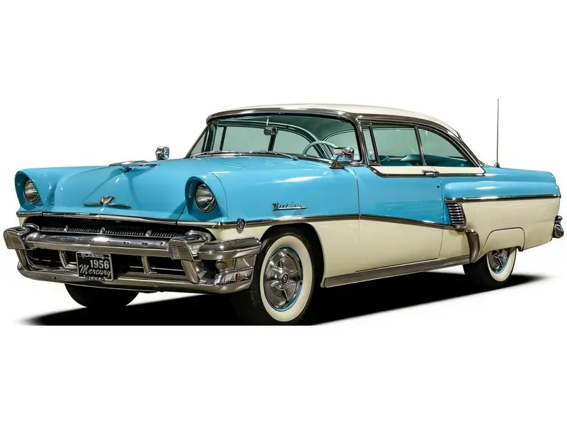 Mercury MontClair Hart Top Classic White Niagara Blue 1956 1