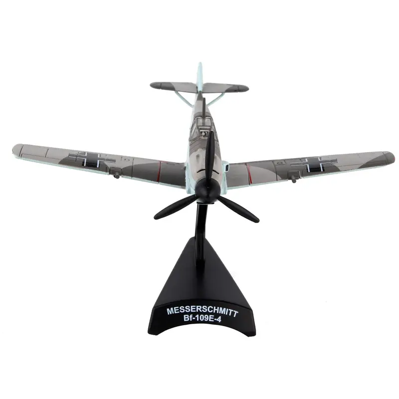 Messerschmitt Bf-109 Fighter Aircraft "Black 1 Ace Adolf Galland" German Luftwaffe 1/87 Diecast Model Airplane by Postage Stamp