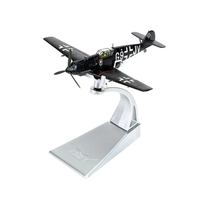 Messerschmitt Bf 109E-4 Fighter Aircraft "G9+JV Nightfighter Operations Dusseldorf Germany" (1941) Luftwaffe "The Aviation Archive" Series 1/72 Diecast Model by Corgi
