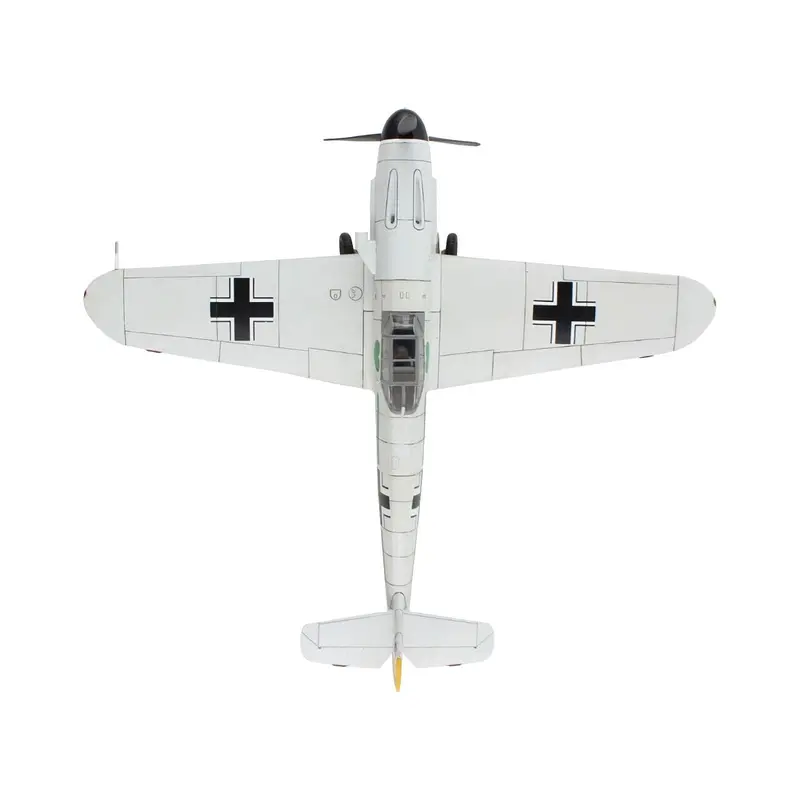 Messerschmitt BF 109F-4 Fighter Aircraft "Obt. Otto Kath Stab/JG 54 Staraya Russia Soviet Union" (1941) German Luftwaffe "Air Power Series" 1/48 Diecast Model by Hobby Master