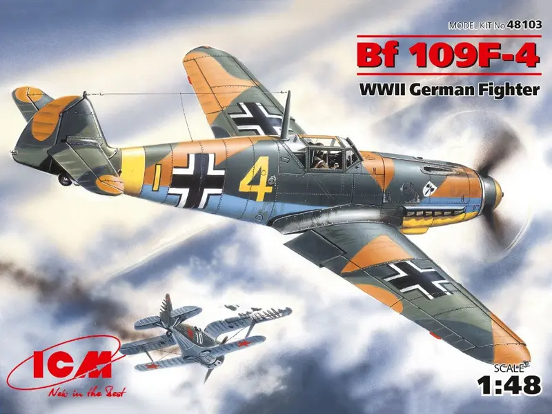 MESSERSCHMITT Bf 109F-4 WWII GERMAN FIGHTER KIT 1