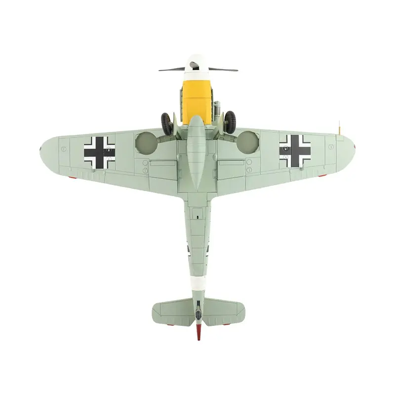 Messerschmitt BF 109F/G Fighter Aircraft "Star of Africa Lt. Hans-Joachim Marseille Libya" (1942) German Luftwaffe "Air Power Series" 1/48 Diecast Model by Hobby Master