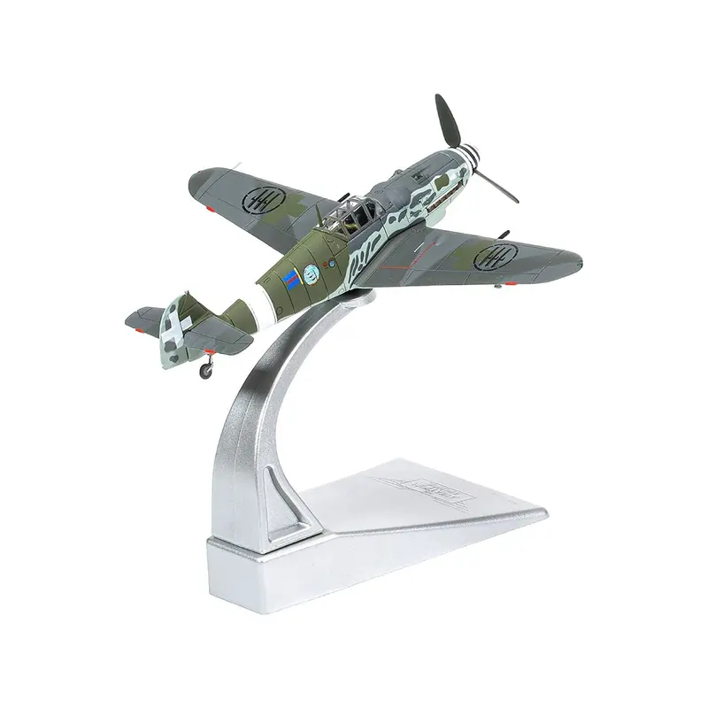 Messerschmitt Me109G-6 (Trop) Fighter Aircraft "Maggiore Antonio Vizzotto 150 Gruppo Gigi Tre Osei Regia Aeronautica Sicily" (July 1943) "The Aviation Archive" Series 1/72 Diecast Model by Corgi