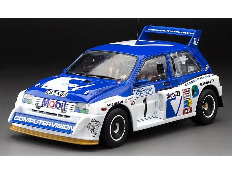 MG Metro 6R4 #1 T.Pond/R.Arthur Winner Manx International Rally 1986 (999pcs) 1