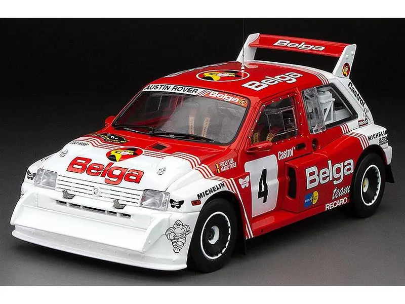 MG Metro 6R4 #4 M.Duez/W.Lux 2nd Lotto Bianchi Rally 1986 Limited Edition 999pcs 1