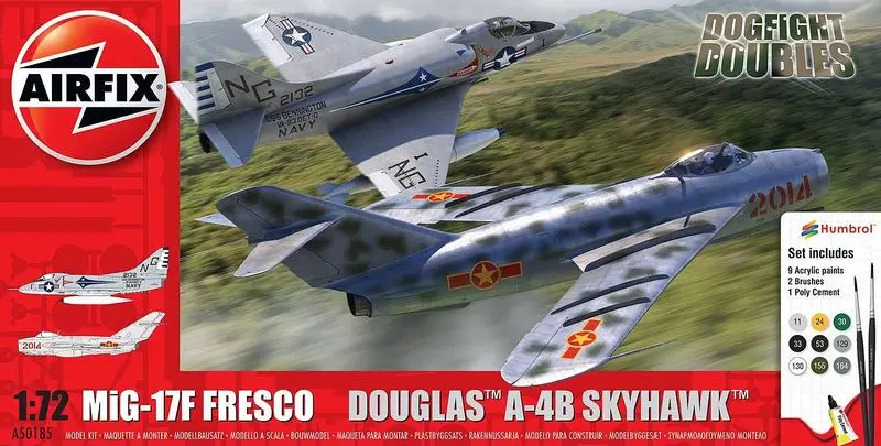 MIG 17F FRESCO DOUGLAS A-4B SKYHAWK DOGFIGHT DOUBLE KIT 1