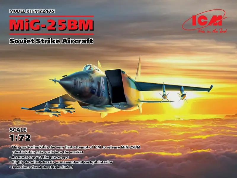MIG-25 BM SOVIET STRIKE AIRCRAFT KIT 1