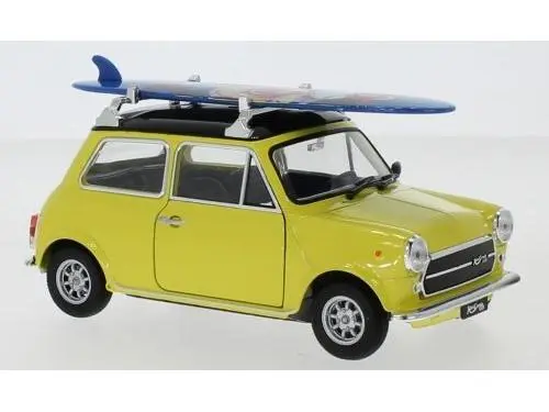Mini Cooper 1300 c/w Surfboard Yellow 1