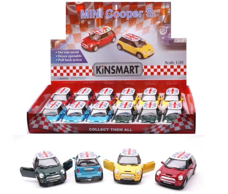 MINI COOPER S CAR ROOF WITH UK FLAG cm 12 (5059DF) 1