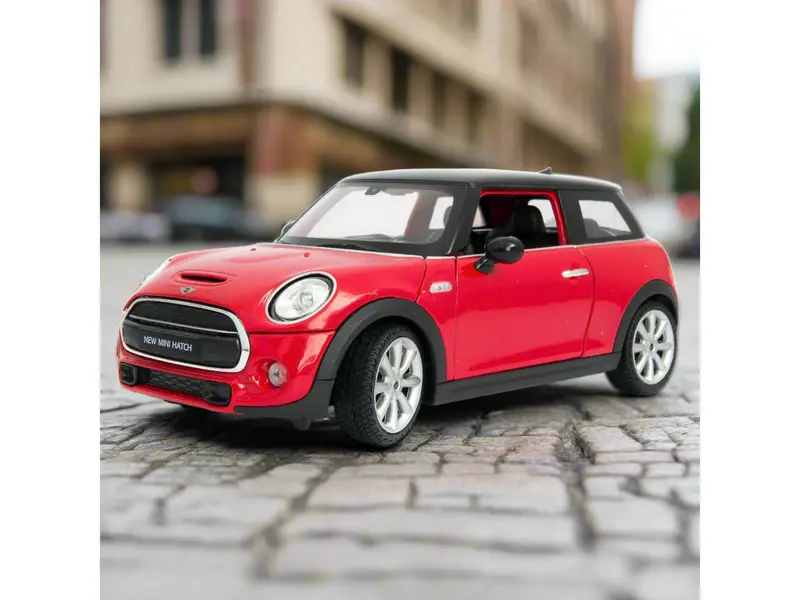 MINI Cooper S Diecast Model Car Red 1
