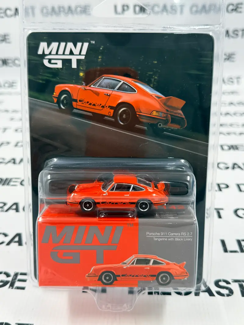 MINI GT Porsche 911 Carrera RS 2.7 Orange Tangerine 1
