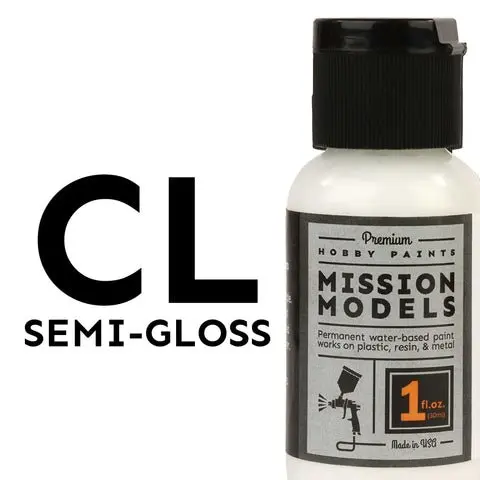 Mission Model Paints MMPA005 Semi Closs Clear Coat